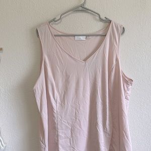 Belle by Kim Gravel Pink 2X Tank Top